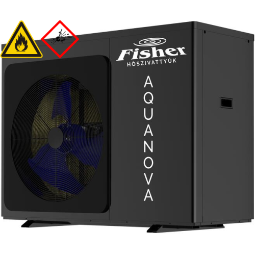 FISHER FHF-MBWHS-080HE4 Levegő-víz monoblokk hőszivattyú 7,89 kW, R290, 230V