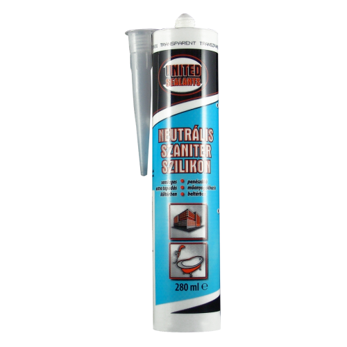United Sealants Neutrális szaniter szilikon 280ml transzparens