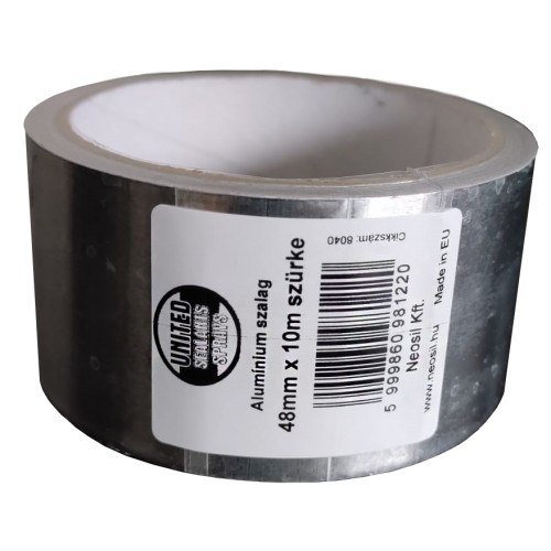 United Sealants Alumínium szalag - 10 m, 35 mikron